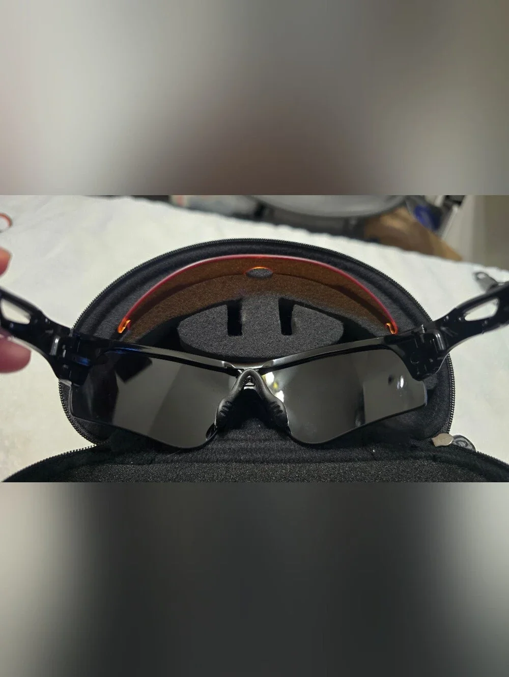 Oakley RadarLock Path Polarized Sports Sunglasses — Black